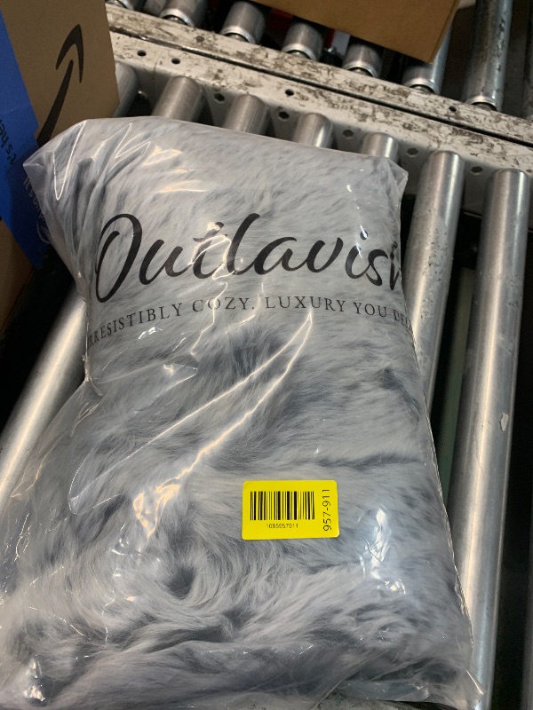View 2 of *** STOCK PHOTO FOR REFERENCE ***outlavish Genuine New Zealand Sheepskin Rug 2x3 ft – Natural Lambskin Wool, Luxurious Real Sheepskin Throw