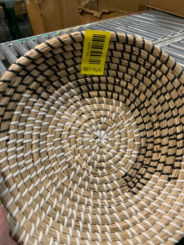 View 2 of ***STOCK PHOTO FOR REFERENCE ***YGT EXIM Woven Wall Basket Decor - Woven Bowls Trays Hanging Baskets Indoor Bowl For Home Wall Art.Rustic Durable Structured Boho Decorations. Different Solo Gift Products