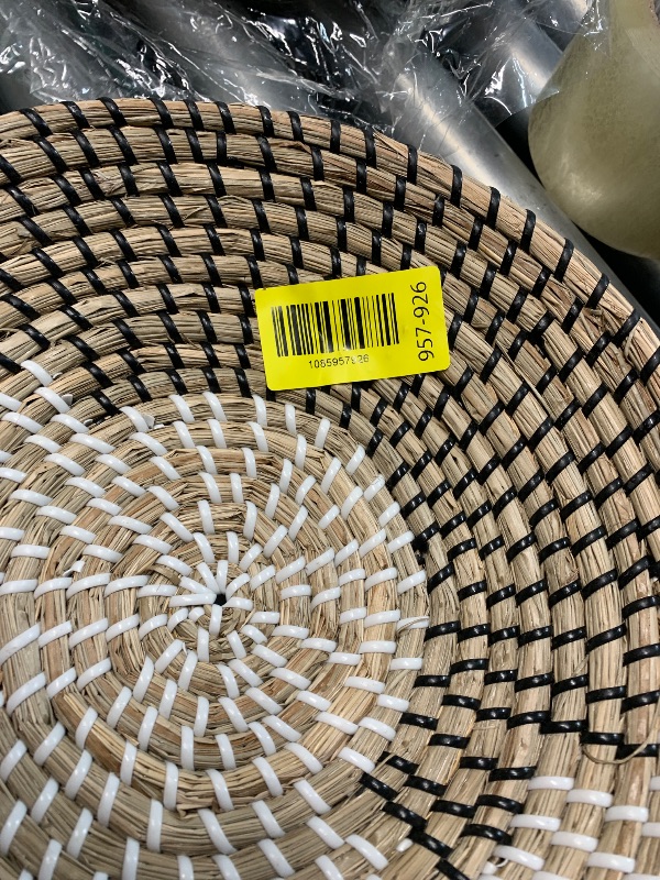 View 2 of ***STOCK PHOTO FOR REFERENCE ***YGT EXIM Woven Wall Basket Decor - Woven Bowls Trays Hanging Baskets Indoor Bowl For Home Wall Art.Rustic Durable Structured Boho Decorations. Different Solo Gift Products