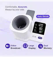View 1 of ***STOCK PHOTO FOR REFERENCE ONLY*** * Sinocare Barrel Style Tunnel Blood Pressure Monitor with Voice Broadcast, No-Wrap Auto-Fit Arm Chamber, Fits 11"-16.5" Arms, Large 3-Color Backlit Display, 2 User 90 Memory, USB-C & Battery Power
