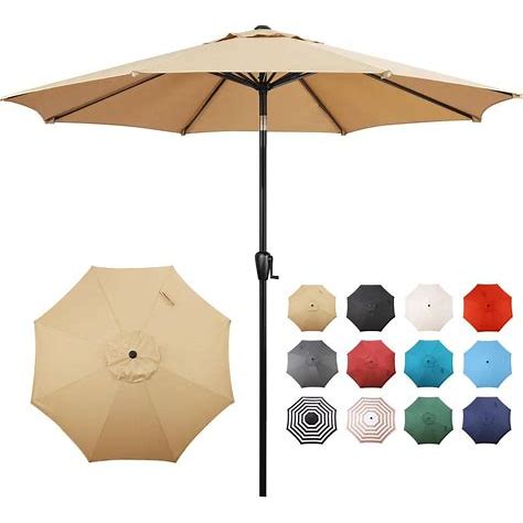 View 1 of ***DAMAGED - SEE NOTES/PICTURES***EliteShade 9ft Market Patio Umbrella