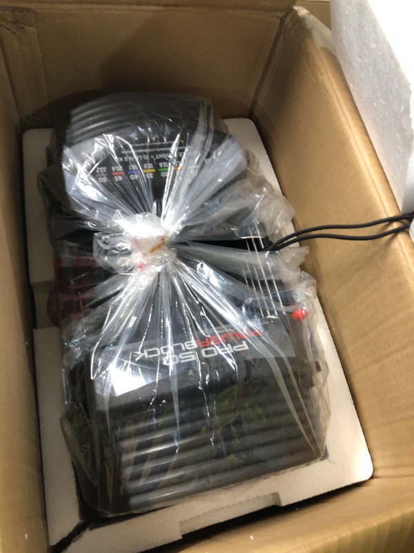 View 4 of ***FACTORY SEALED - OPENED FOR INSPECTION***PowerBlock Pro 50 Adjustable Dumbbells, Sold in Pairs, 5-50 lb.