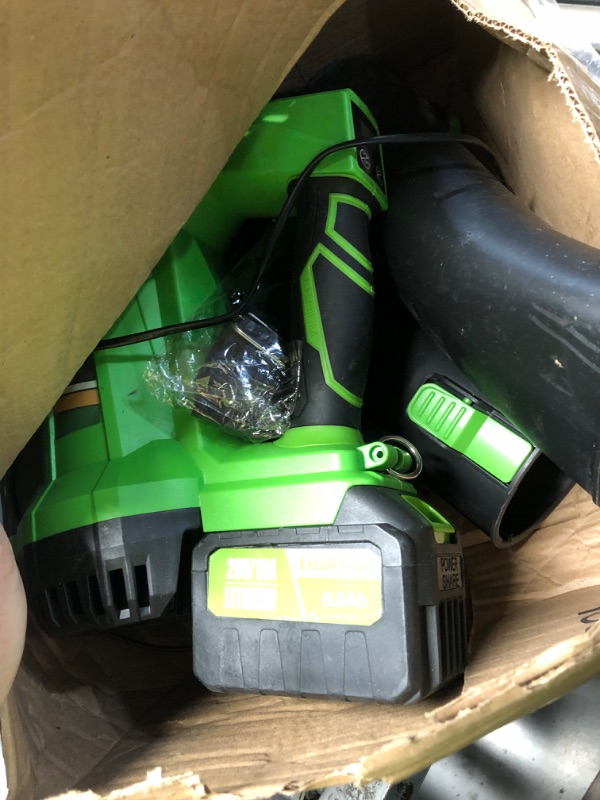 View 2 of ***DAMAGED - SEE NOTES/PICTURES***DOES NOT POWER ON***

VitalFlow Cordless Leaf Blower - 540CFM/170MPH, 6-Speed