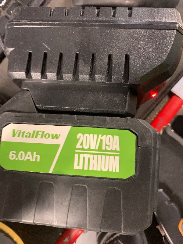 View 5 of ***DAMAGED - SEE NOTES/PICTURES***DOES NOT POWER ON***

VitalFlow Cordless Leaf Blower - 540CFM/170MPH, 6-Speed