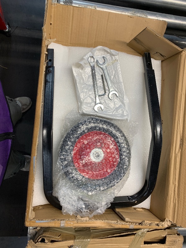 View 3 of ***FOR PARTS ONLY - PARTIAL SET - SEE COMMENTS***
100Ft x 1/2 Inch Electric Drain Cleaner Machine, 750W Auto Feed Sewer Snake Drain Auger with 6 Cutters & Air-Activated Foot Switch, Heavy Duty Portable for 2" to 4" Pipes, Commercial & Home Use