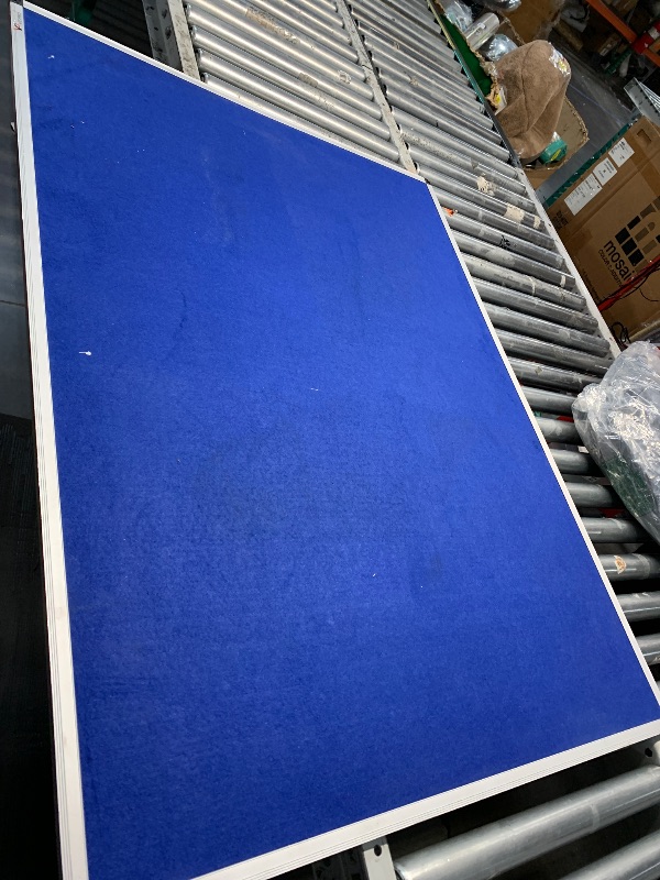 View 4 of *** MINOR DAMAGE ON BACK SIDE ***
VIZ-PRO Blue Notice Board 48 x 36 Inches