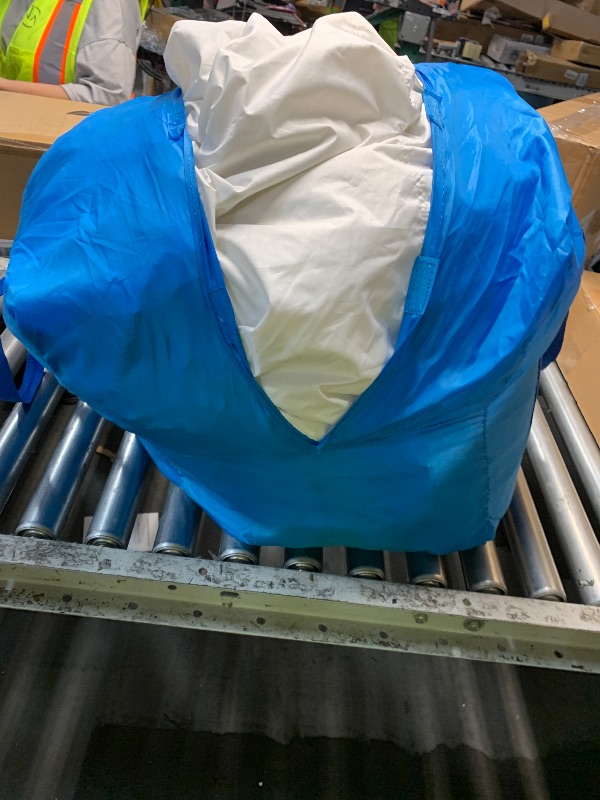 View 3 of *** DOES NOT INCLUDE A MOTORIZED AIR BLOWER TO INFLATE ***
(2026 New) JOYMOR Giant Bounce House (13x10x8FT) w/Balloons for Outdoor Party, White Bounce House with Ball Pit for Kids, Including Blower, Portable Bag, 30s Set-up (Wedding)