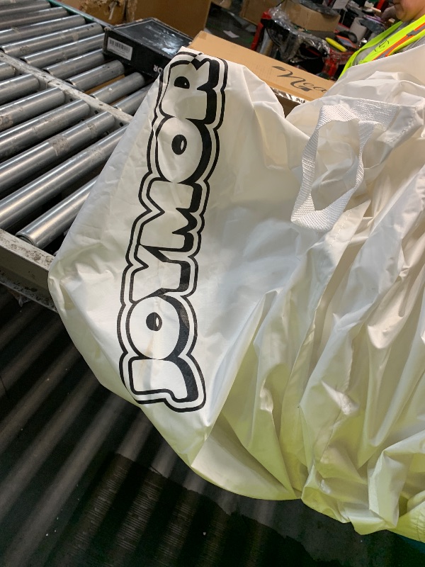 View 2 of *** DOES NOT INCLUDE A MOTORIZED AIR BLOWER TO INFLATE ***
(2026 New) JOYMOR Giant Bounce House (13x10x8FT) w/Balloons for Outdoor Party, White Bounce House with Ball Pit for Kids, Including Blower, Portable Bag, 30s Set-up (Wedding)