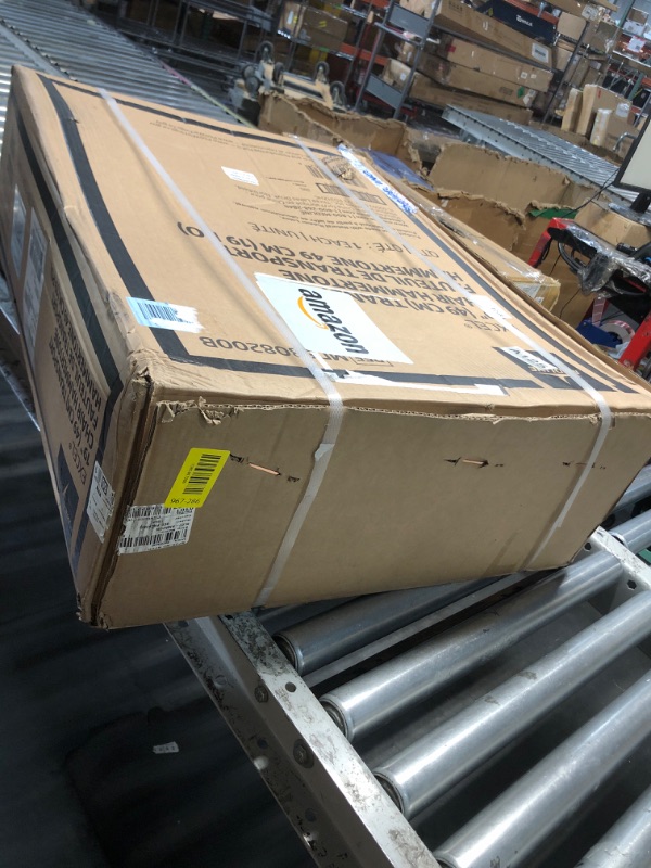 View 3 of ***FACTORY SEALED*** Medline Durable Folding Steel Transport Wheelchair with Swing-Away Footrests, 19-Inch Seat Width, Black Frame, Black Upholstery
