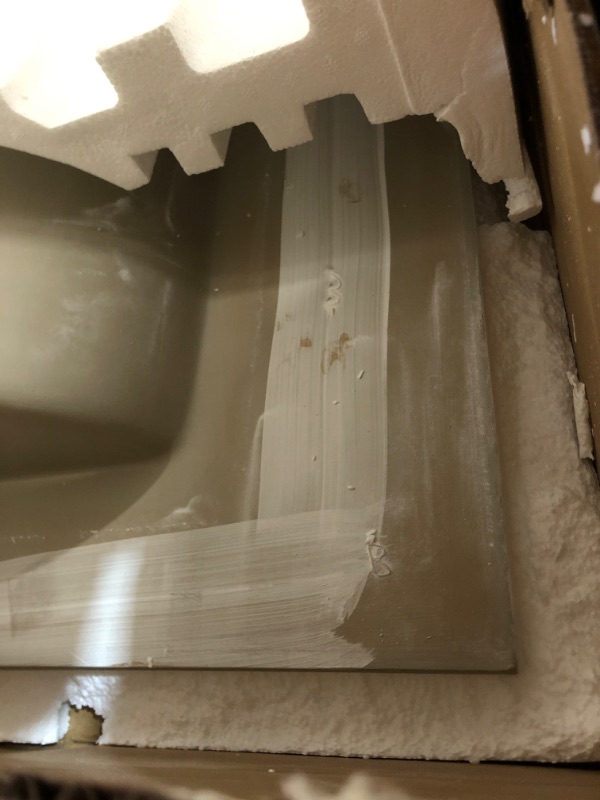 View 3 of Wonline 36" Ceramic Bathroom Vessel Sink for Undermount Cabinet Vanity