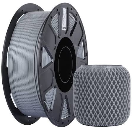 View 1 of  PLA 3D Printer Filament, Grey, 1?Pack, 1KG Total
