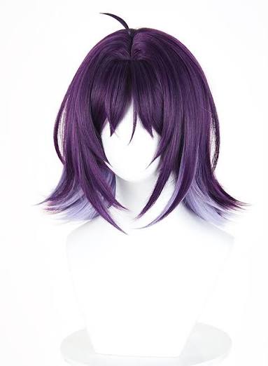 View 1 of Cosplay Wig Medium Purple