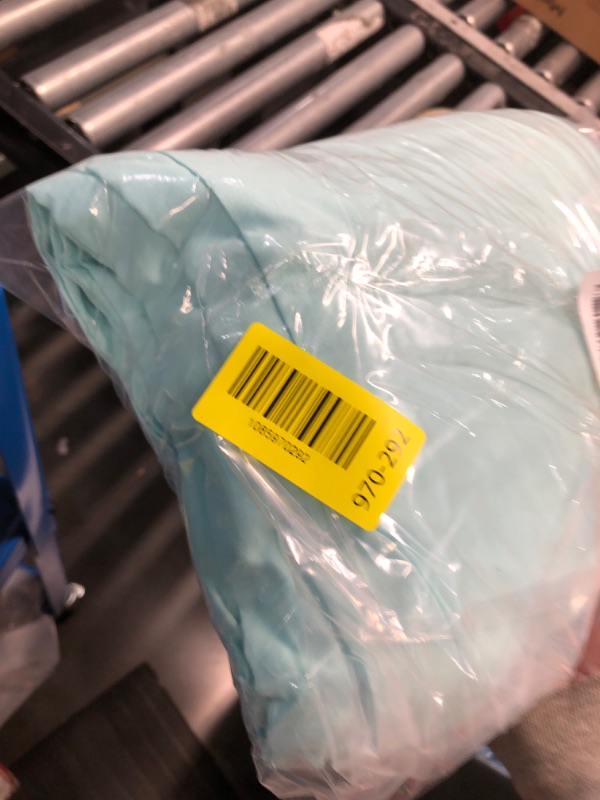 View 2 of *** does not come with the comforter**
Duvet Cover Full Size - Soft 3 Piece with Zipper Closure - Spa Blue