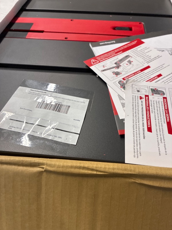 View 2 of * saw is damage*SawStop CTS-120A60 Compact Table Saw