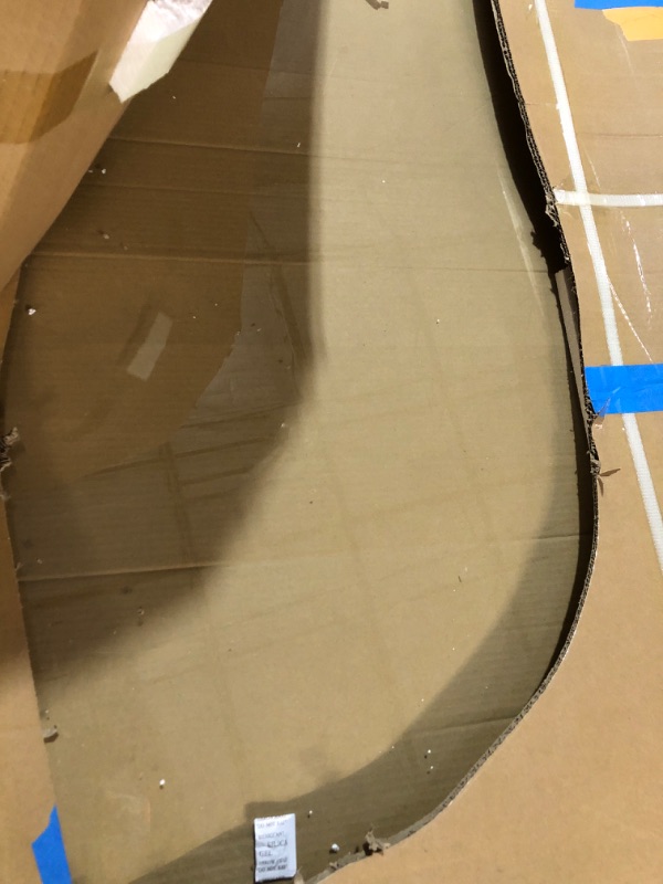 View 3 of ***STOCK PHOTO FOR REFERENCE ONLY******TRUCK/TRAILER PICKUP ONLY***Extra Tall Shower Glass Panel Fixed, 34 x 80 inch Shower Screen,3/8''(10mm)