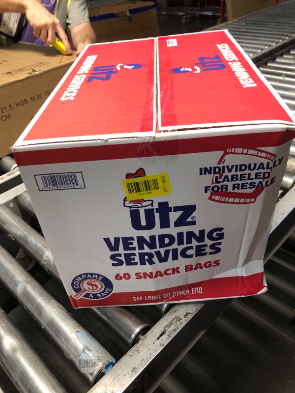 View 2 of (EXP:09/28/26)Utz Baked Cheddar Cheese Curls, 1 oz Bags (60 Count)