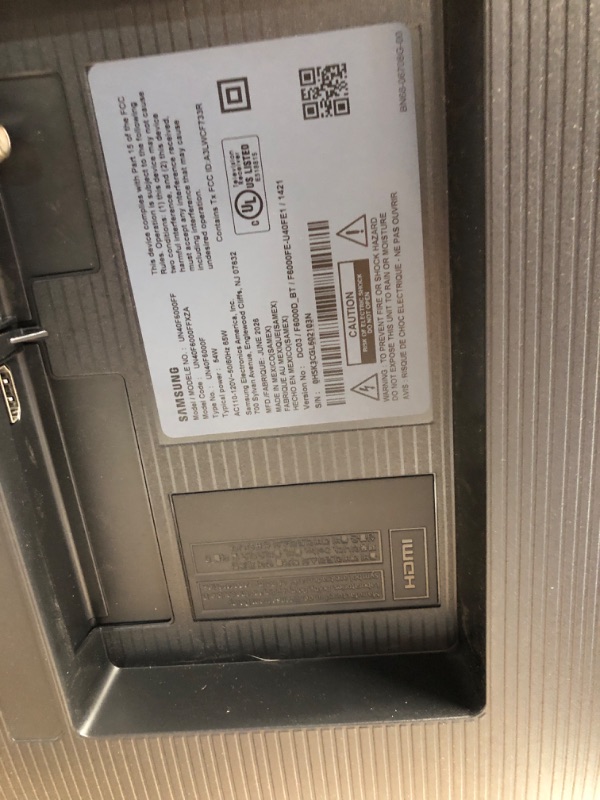View 3 of ***MISISNG REMOTE AND STAnd8**

SAMSUNG 40-Inch Class Full HD F6000 Smart TV (2025 Model) HDR, Object Tracking Sound Lite, Knox Security, One UI Tizen, Smart TV