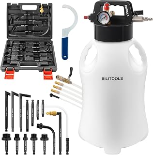 View 1 of ***STOCK PHOTO FOR REFERENCE ONLY***BILITOOLS 8L(2.1 gal) Transmission Fluid Pump Air Operated, 15 ATF Adapters
Fluid Transfer Pump Automotive, Pneumatic Vacuum Oil Fluid Extractor Dispenser, ATF Refill Kit