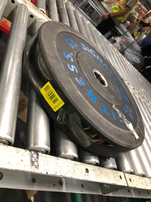 View 2 of ***PARTIAL SET*** Fitvids 2" Olympic Bumper Weight Plates 260 LB Set, Colored