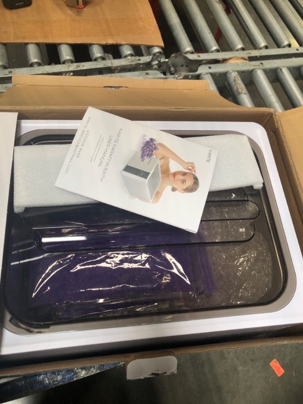 View 3 of [DAMAGED] KARITE Paraffin Wax Machine for Hands and Feet, 9000ml Paraffin Wax Bath with Auto-Timer, Smart Mode, Precision Temperature Control, Paraffin Wax Warmer Kit with 16PCs Refills