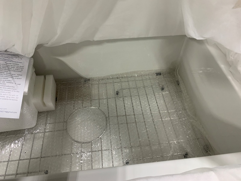 Photo 1 of ** similar-- HOMLYLINK 32" x 19" Fireclay Undermount or Drop In Kitchen Sink White