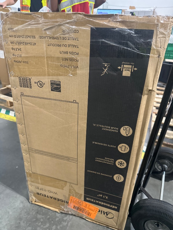 Photo 1 of ** FACTORY SEALED ** Frigidaire EFR451 Refrigerator with Top Freezer - 2 Door Fridge with 4.6 Cu Ft, Platinum Series, Stainless Steel