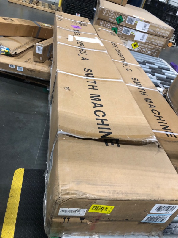 Photo 1 of ** missing parts / two box *** Garvee Smith Machine Squat Rack - Black