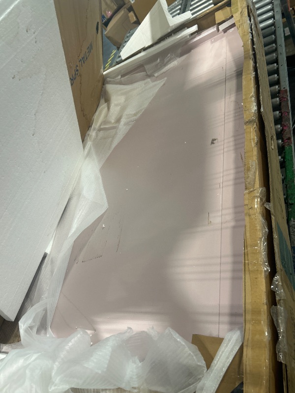 Photo 1 of ***MINOR DAMAGE, DIRTY***
Evolur Aurora 5-in-1 Convertible Full Size Baby Crib, Blush Pink