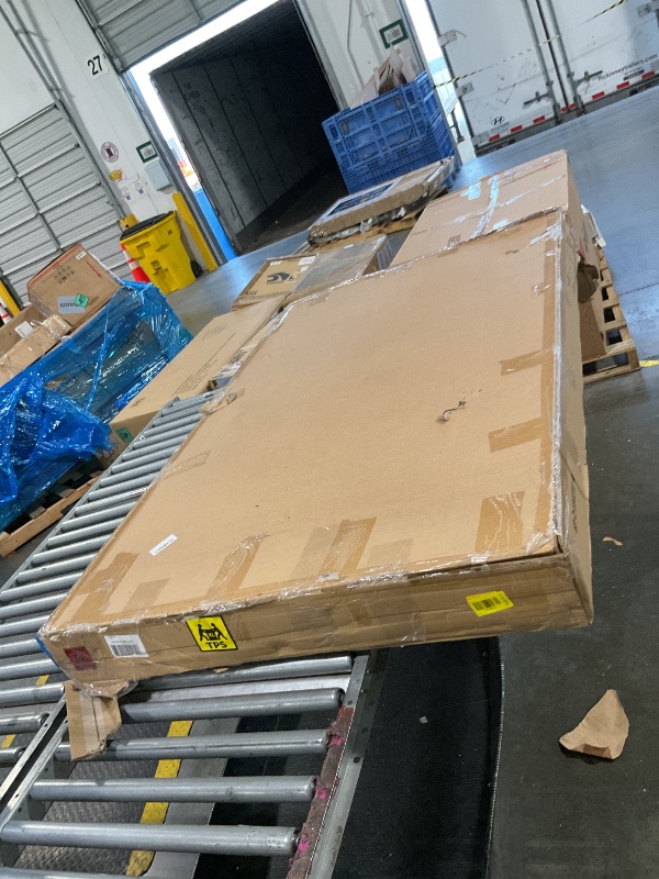 Photo 1 of ***FACTORY SEALED****
Novilla Bed Frame Queen Size with Headboard and Wood Slat Support, Upholstered Bed Frame Queen No Box Spring Needed, Easy Assembly, Dark Grey