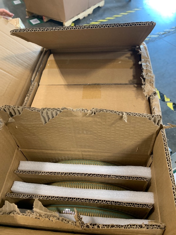 Photo 1 of ***FACTORY SEALED***
Famiware Premium Dinnerware Set for 6, Ceramic Ribbed Plates, Bowls, Dishes