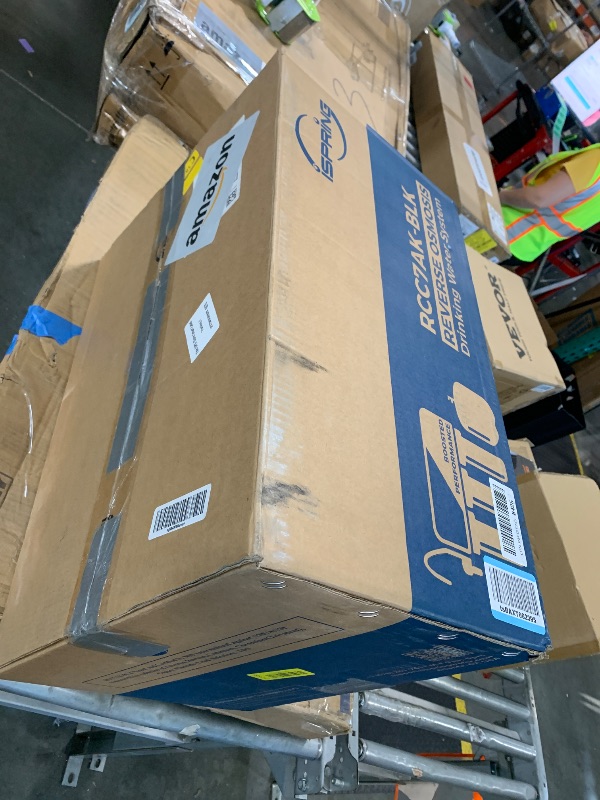 Photo 1 of **FACTORY SEALED****
iSpring RCC7AK-BLK, NSF/ANSI 58 Certified, Alkaline 6-Stage Reverse Osmosis System with Stylish Black RO Faucet, pH+ Remineralization RO Water Filter System Under Sink