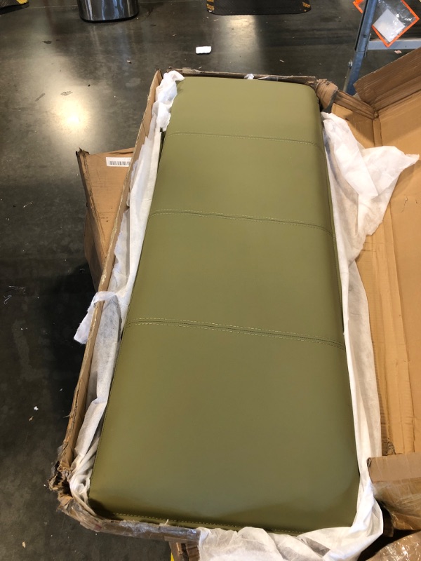 View 3 of [Parts ONLY] Gecheer Floating Bed Frame with LED Light, Modern PU Leather Platform Bed, No Boxing Spring Needed, Full Size Easy to Assemble YHSN761P206085G