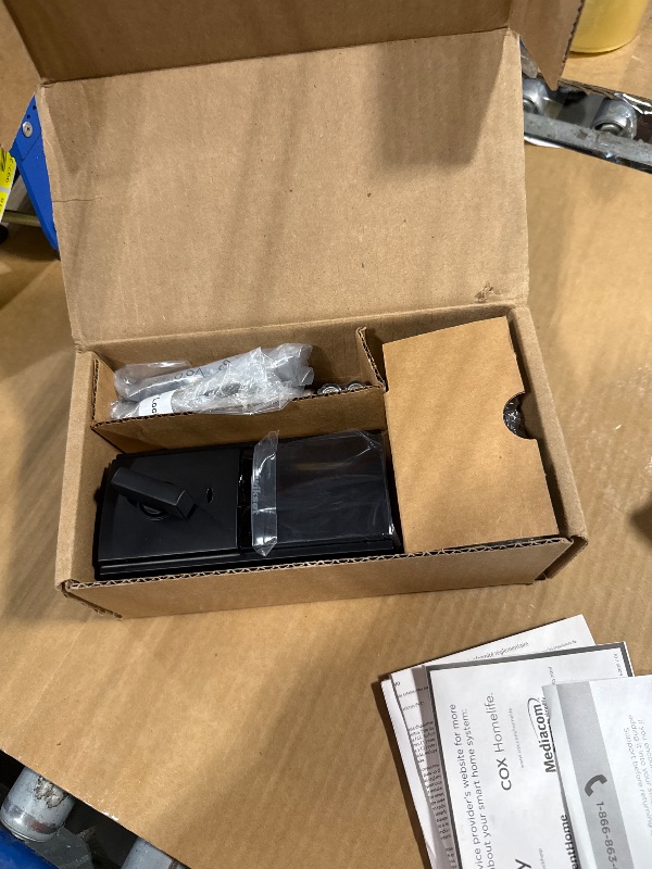 Photo 1 of [MISSING PARTS] Kwikset 914 Contemporary Keypad SmartCode Electronic Deadbolt Smart Lock featuring SmartKey Security and ZigBee 3.0 Technology in Matte Black