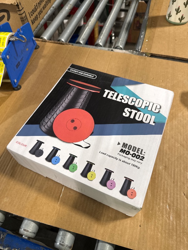 Photo 1 of [MAJOR DAMAGE] Fishboy Upgraded Collapsible Stool, 400lbs Max Weight, Lightweight But Sturdy, Portable Retractable Folding Telescoping Foldable Camping Stool for Adults Outdoor Fishing Hiking BBQ
