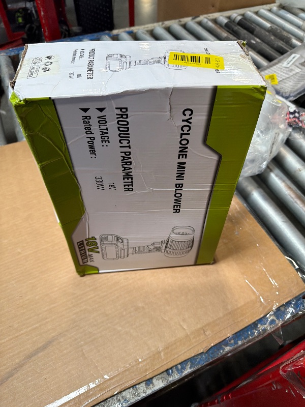 Photo 1 of *** NOT FUNCTIONAL ***07/18 SOLD FOR PARTS // FINAL SALE ***
Handheld Leaf Blower Cordless, Turbo Jet Mini Blower Compatible with Makita Batteries, 2×4.0Ah Rechargeable Battery, Portable Compact Blower for Lawn Patio Car Dust Leaves Snow (Yellow)