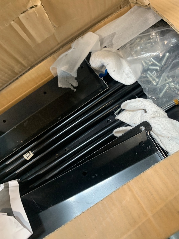 View 3 of ****CHECKED  7/12 - AS IS/NO RETURNS - SALE FINAL - FOR PARTS ONLY****YITAHOME 96x48x24 in Galvanized Raised Garden Bed Kit, Large Metal Planter Box with Gloves, Safety Rubber & Support Rod, Outdoor Flower Bed for Plants Vegetables, Black