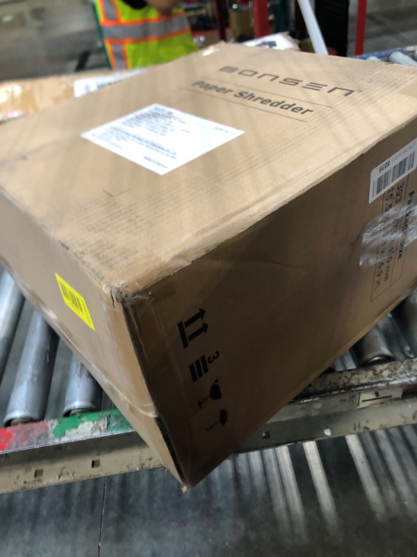 Photo 1 of ****CHECKED 7/19/25 - SOLD AS IS/ NO RETURNS - SALE FINAL - FOR PARTS ONLY****BONSEN 14-Sheet Paper Shredder for Home Office, Heavy Duty Cross Cut Shredder with 5.3 Gal Pullout Bin, Quiet Shredder for CDs/Credit Card/Staple, P-4 Security, Anti-Jam System