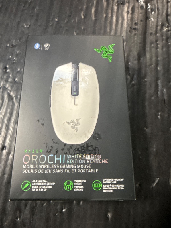 Photo 1 of [NONFUNCTIONAL] Razer Orochi V2 Wireless Gaming Mouse — Ultra Lightweight & Portable, Bluetooth & 2.4Ghz Wireless Connectivity, 18K DPI, Up to 950hrs Battery Life, Compatible with PC & Mac — White