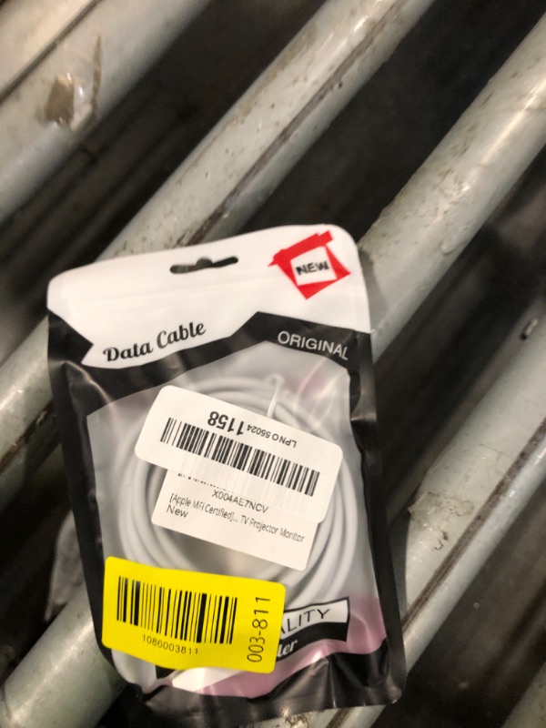 Photo 1 of [Apple MFi Certified] Apple Lightning to HDMI Cable Adapter for iPhone to TV, 1080P Digital AV Adapter Sync Screen Connector Compatible for iPhone 14 13 12 11 Pro Max XS XR X 8 to TV Projector Monitor