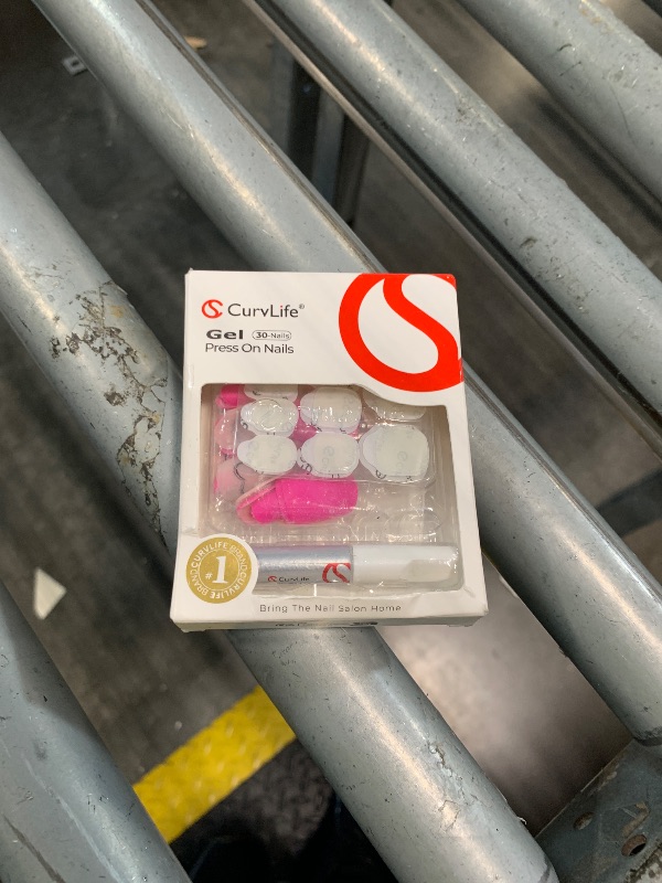 Photo 1 of ***MISSING ITEM*** Curvlife Press on Nails Acrylic Fake Nails with Design Full Cover False Nails Reusable Nail Kit with Nail Glue Adhesive Tabs Nail File Artificial Glue on Nails (rose, 30pcs)