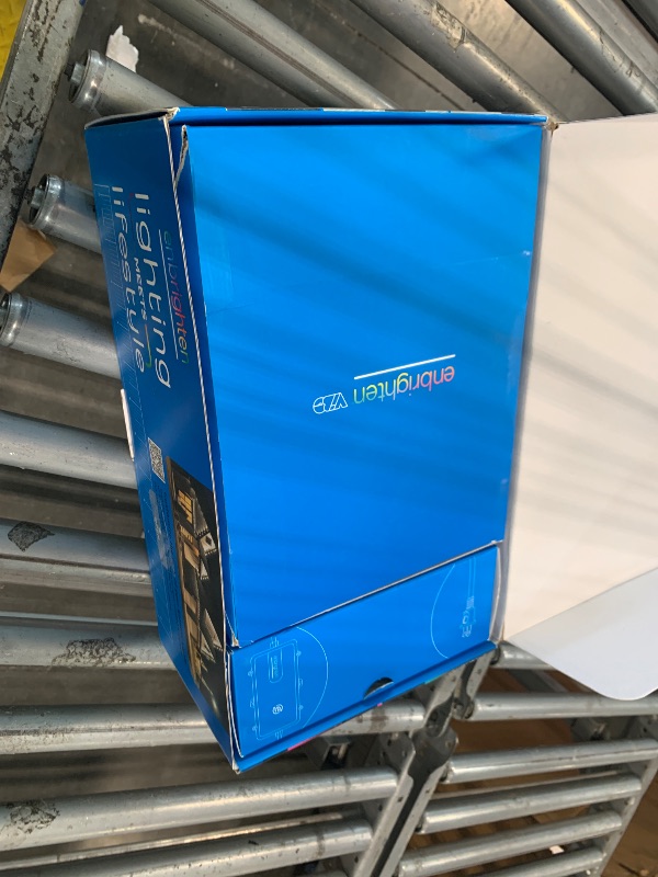 Photo 1 of ***BROKEN, SOLD FOR PARTS*** Enbrighten Eternity Permanent Outdoor Lights, 100ft with 72 RGBWIC LED Lights, App?Controlled, Cuttable, Christmas, Accent & Year?Round Eave Lighting, Works with Alexa & Google Home, 82730