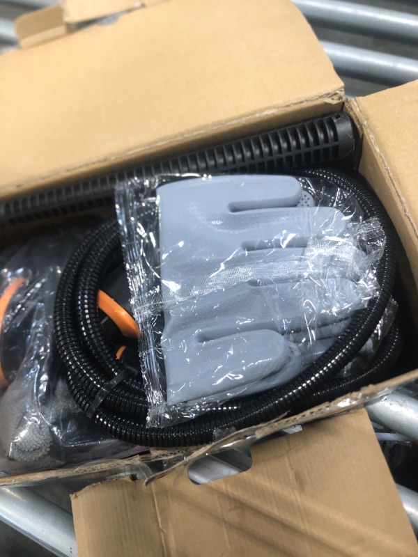 Photo 1 of [HEAVILY USED] Steam Cleaner, Portable Steamer for Cleaning with 16pcs Accessories, 6-Level Adjustable and 15s Heat-Up, Handheld Steam Cleaner for Home, Tile, Dirt, Grout, Grease, Car Detailing