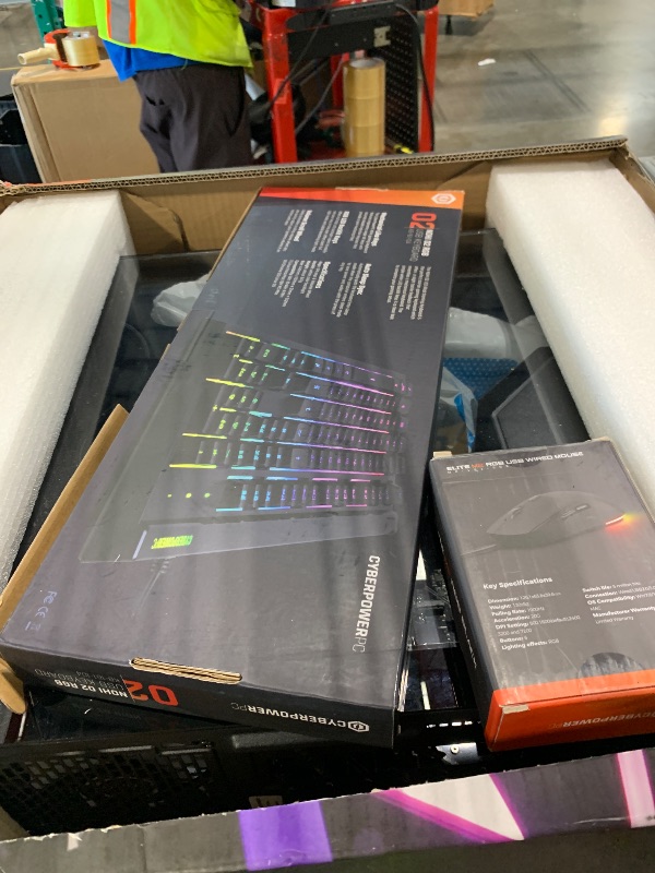 Photo 1 of [NONFUNCTIONAL] CyberpowerPC Gaming Desktop PC AMD Ryzen 7 9800X3D 32GB DDR5 2TB NVMe SSD AMD Radeon RX 9070 XT Windows 11 Home 64-bit