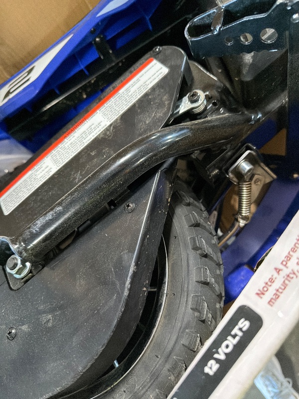 Photo 1 of ***VERY USED*** Razor MX125 Dirt Rocket Electric-Powered Bike with Authentic Motocross Geometry, Rear-Wheel Drive,100-watt, high-Torque, Chain-Driven Motor, for Kids 7+, Blue
