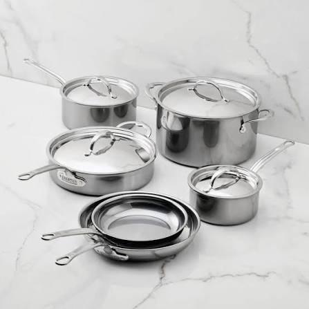 Photo 1 of [Used Items] Stainless Clad Frying Pan Set