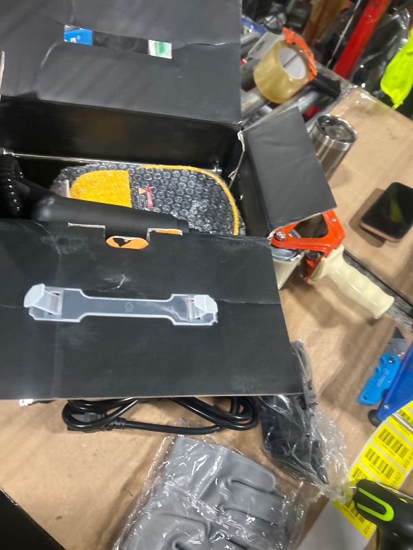 Photo 1 of **SOLD FOR PARTS **Broken doesn’t heat**Gautye Steam Cleaner, 3 Level Adjustable Handle, 15s Heat Up, 1.69 Quarts Tank, Portable Steamer for Cleaning with 15 pcs Accessories, Steam Cleaner for Home for Dirt, Grease, Grout, Tile,Floor, Car