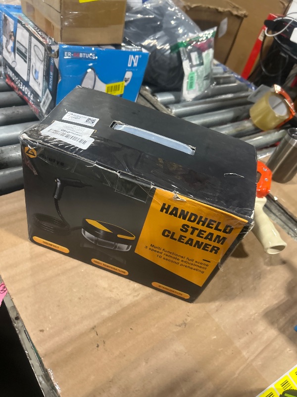 Photo 1 of **SOLD FOR PARTS **Broken doesn’t heat**Gautye Steam Cleaner, 3 Level Adjustable Handle, 15s Heat Up, 1.69 Quarts Tank, Portable Steamer for Cleaning with 15 pcs Accessories, Steam Cleaner for Home for Dirt, Grease, Grout, Tile,Floor, Car