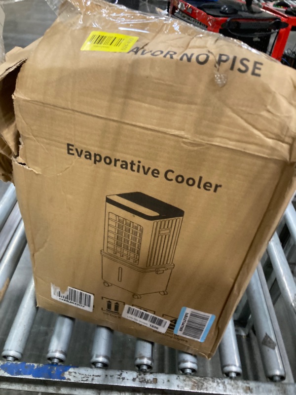 Photo 1 of ****MAJOR DAMAGE - DENTED**** Portable Air Conditioners, Swamp Cooler with 4 Wind Modes, 3 Speeds, 3.5-Gallon Water Tank for Evaporative Air Cooler Long Cooling, 45 dB Windowless Air Conditioner 120° Oscillation 4 Ice Packs