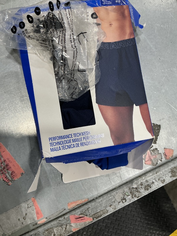 View 2 of [Only 1] Under Armour Men's Lounge Tech Mesh Boxer Underwear