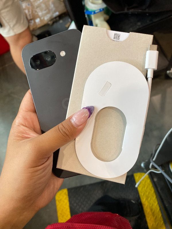 Photo 1 of [LOCKED] Google Pixel 9a with Gemini - Android Smartphone with Incredible Camera and AI Photo Editing, All-Day Battery, and Powerful Security - Obsidian - 256 GB